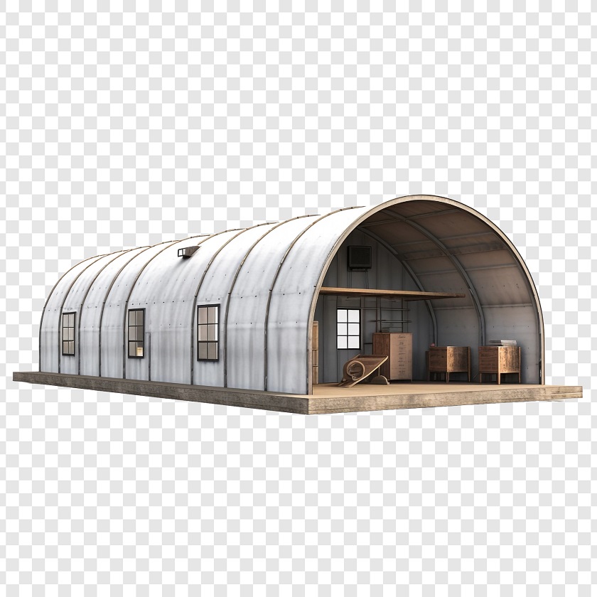 Metal shed illustration